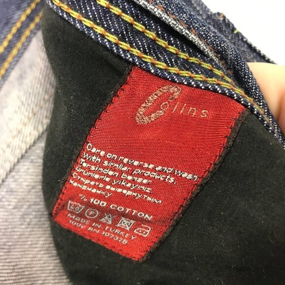 Colins Jeans 792 Regular Waist Wide Leg Flare Medium Wash Jeans | Size 30 - Picture 7 of 11